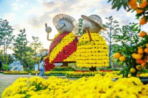 마산가고파국화축제 풍경 사진